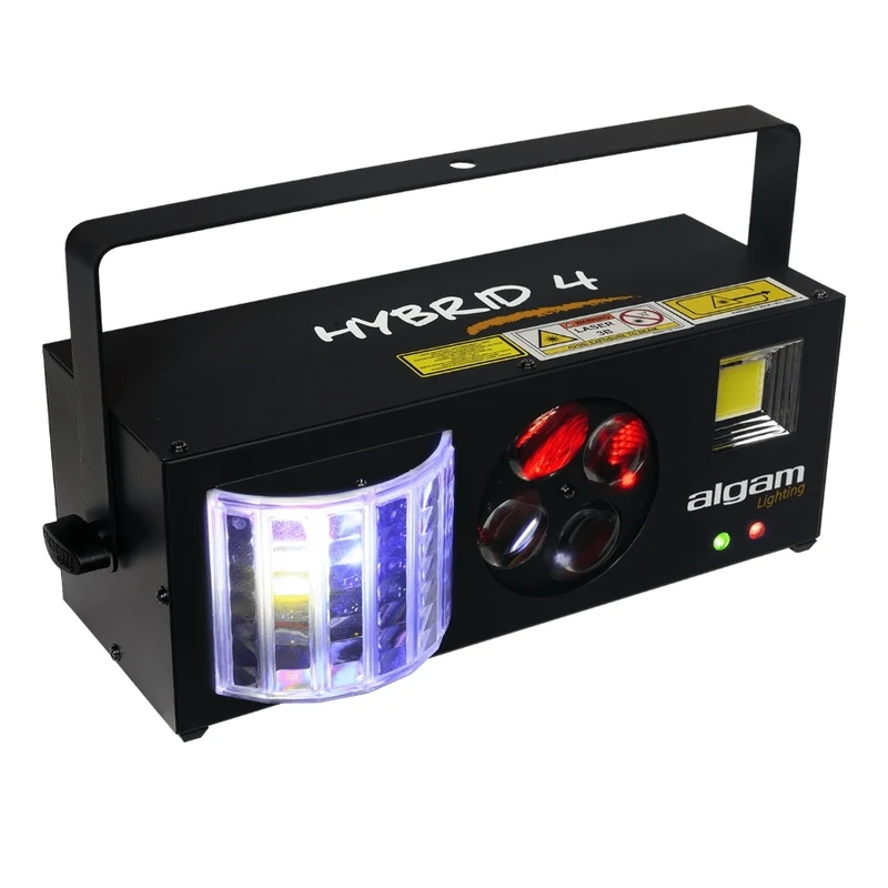 Algam Lighting HYBRID 4 Efx Luce 4in1 mini derby RGBW, flash, Gobo RGBW, 2 laser
