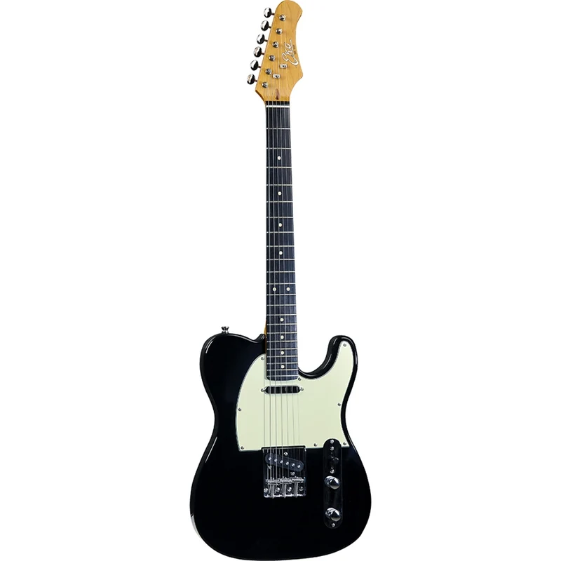 Eko VT-380 V-NOS BLACK Chitarra Elettrica 22 Tasti con due pickup single-coil