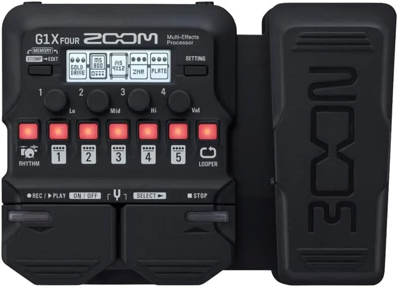 Zoom G1X FOUR Pedaliera multi EFX expression x chitarra +looper+pattern batteria