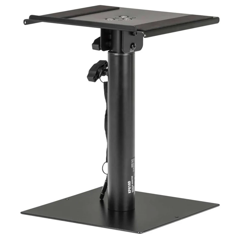 Proel KP810D Supporto da tavolo per monitor audio da studio, Nero Opaco