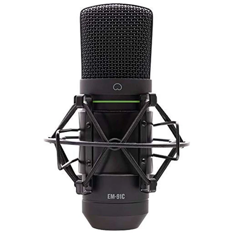 Mackie EM-91C Microfono Professionale Condensatore x Voce Strumenti Studio, Nero