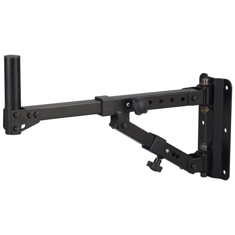 Proel KP595 Robusto supporto acciaio tubolare a parete x casse acustiche, Nero