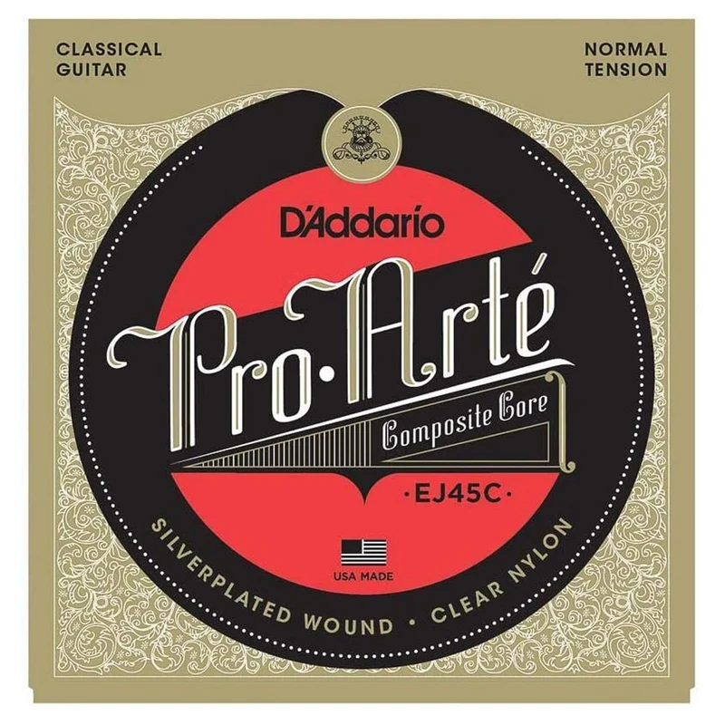 D'Addario EJ45C Pro Arté Normal Tension Silver Plated Corde Chitarra Classica