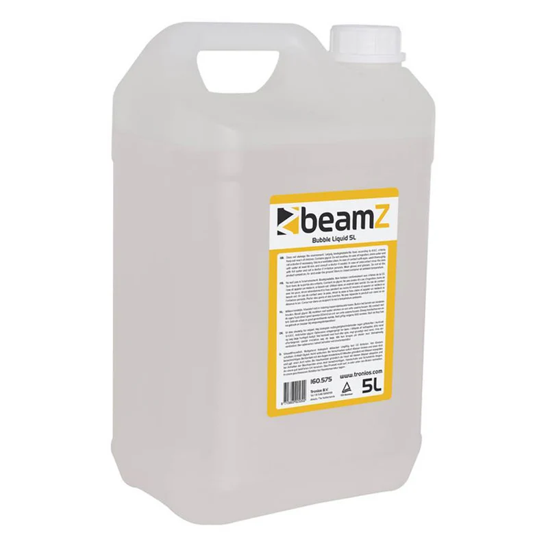Beamz FBL5 Bubble Liquid 5L Liquido x macchina bolle a base d'acqua non tossico
