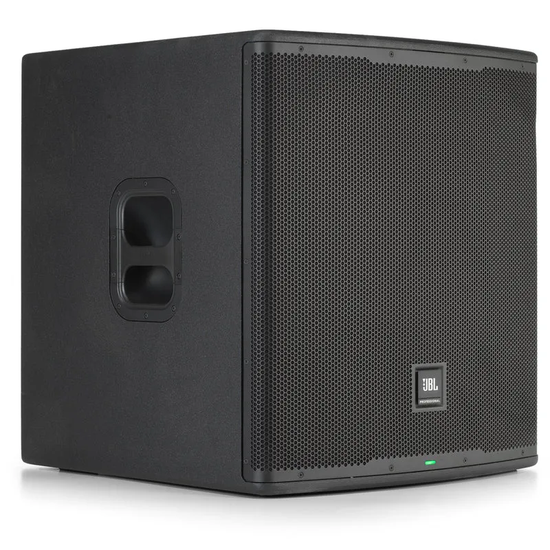 JBL EON718S Subwoofer attivo cono 18" SPL 131dB potenza di picco di 1500w, Nero