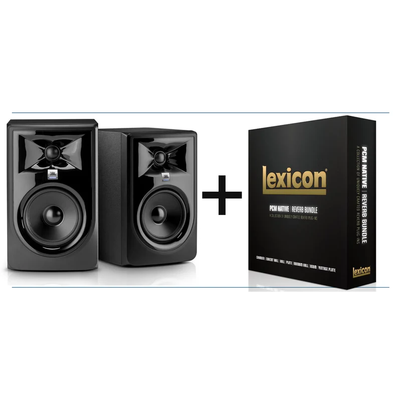JBL 305P MKII Coppia Monitor audio attivi da 5" 82w RMS + Omaggio Plugin Lexicon