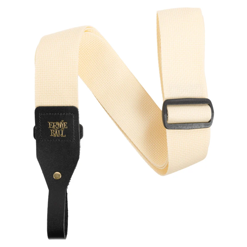 Ernie Ball P05368 Cream Tracolla per Chitarra Acustica in polipropilene