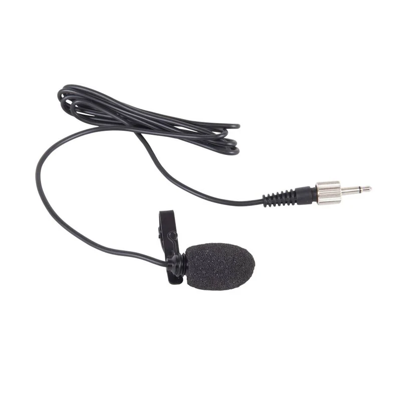 EIKON LCH100SE Microfono Pro Lavalier cablato, con mini jack 3.5mm, Nero