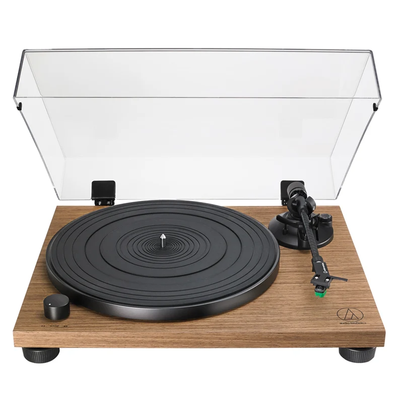 Audio-Technica AT-LPW40WN Giradischi a cinghia totalmente manuale finitura Noce