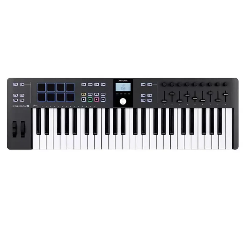Arturia KEYLAB ESSENTIAL 49 MK3 BLACK Tastiera MIDI USB a 49 Tasti, Nero