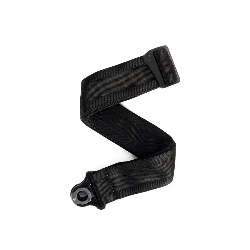 D'Addario 50BAL00 AUTO LOCK GUITAR STRAP BLACK Tracolla per Chitarra e Basso