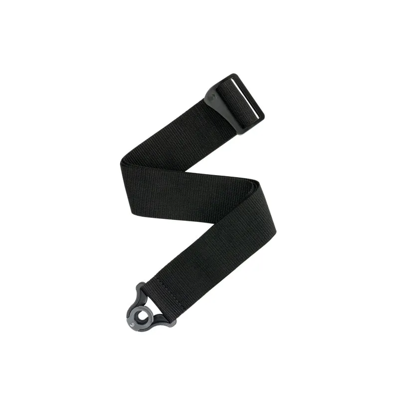 D'Addario PWSAL400 AUTO LOCK GUITAR STRAP BLACK Tracolla per Chitarra e Basso