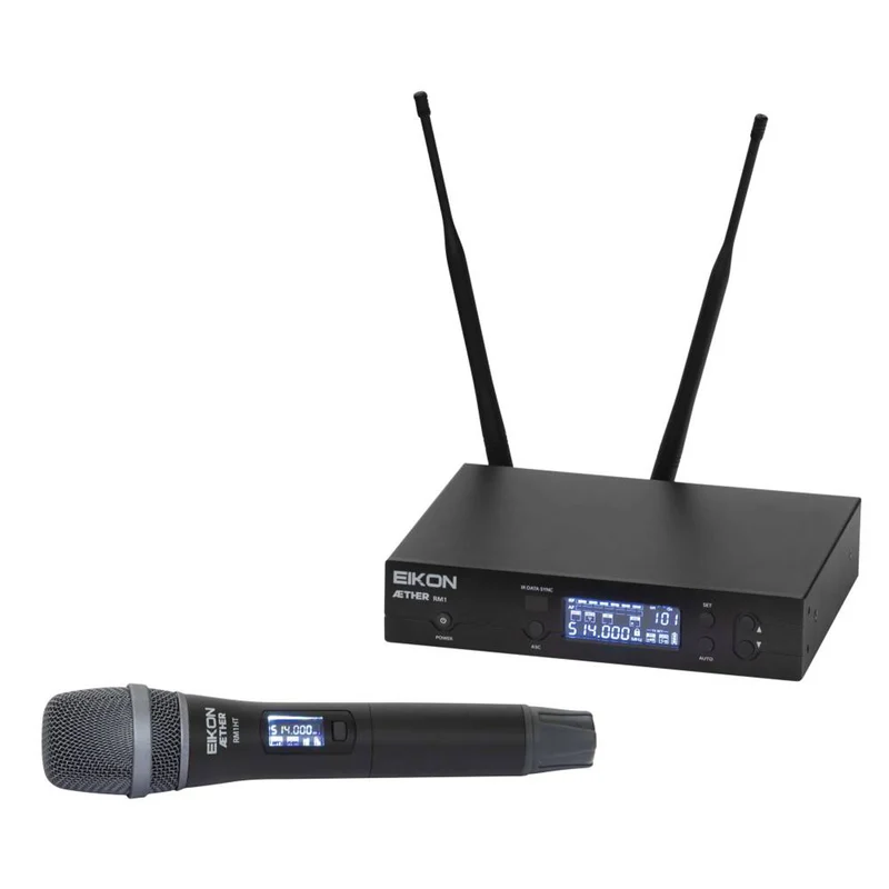 EIKON AETHER RM1MA Sistema microfonico Pro Wireless mic palmare 388 canali