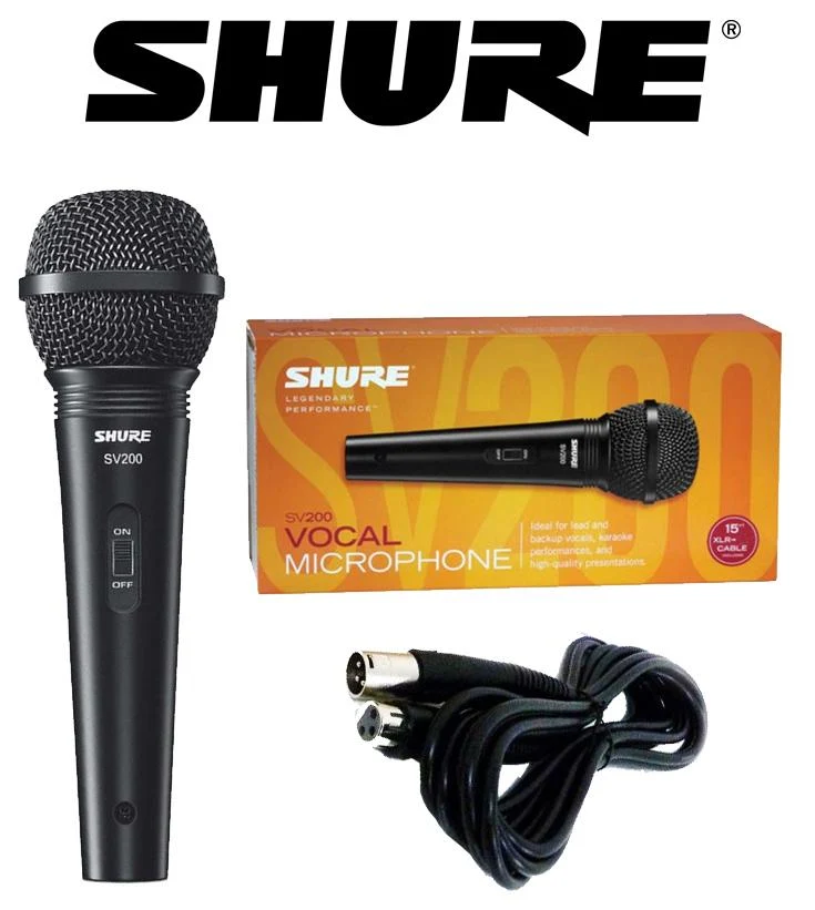 Shure SV200 Microfono Unidirezionale Dinamico Cardioide.