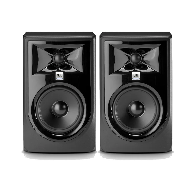 JBL 305P MKII Coppia Monitor audio attivi da studio, da 5", potenza 82w RMS, Nero
