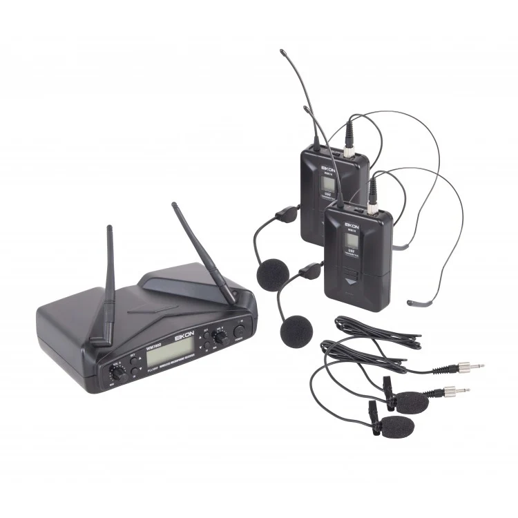 EIKON WM700DHA DUAL coppia microfoni wireless archetto x karaoke e canto