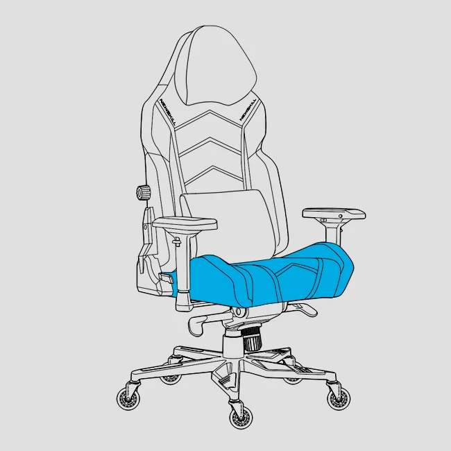 Repuesto - Asiento Banshee Zephyr Gray