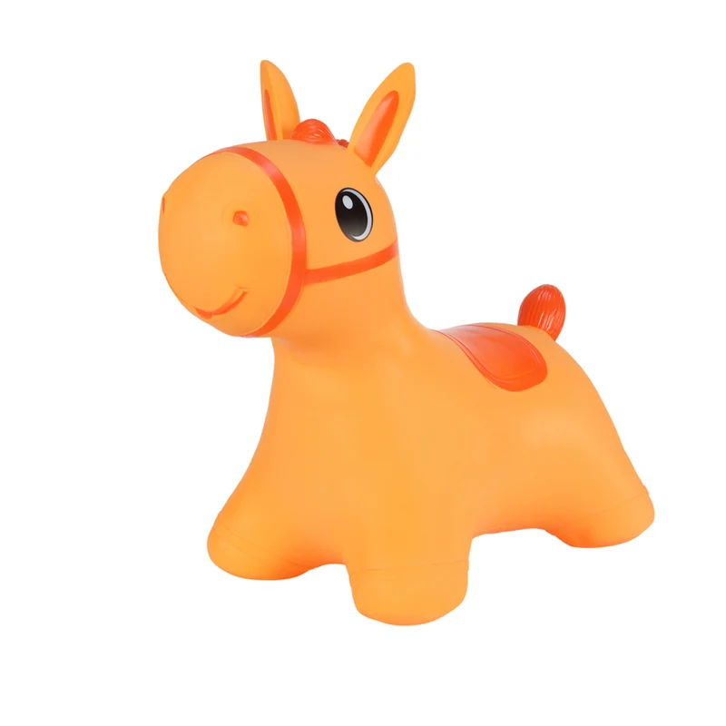 Il saltatore di gomma arancione Hoppimals cavallo - un divertimento enorme e unico dal saltare