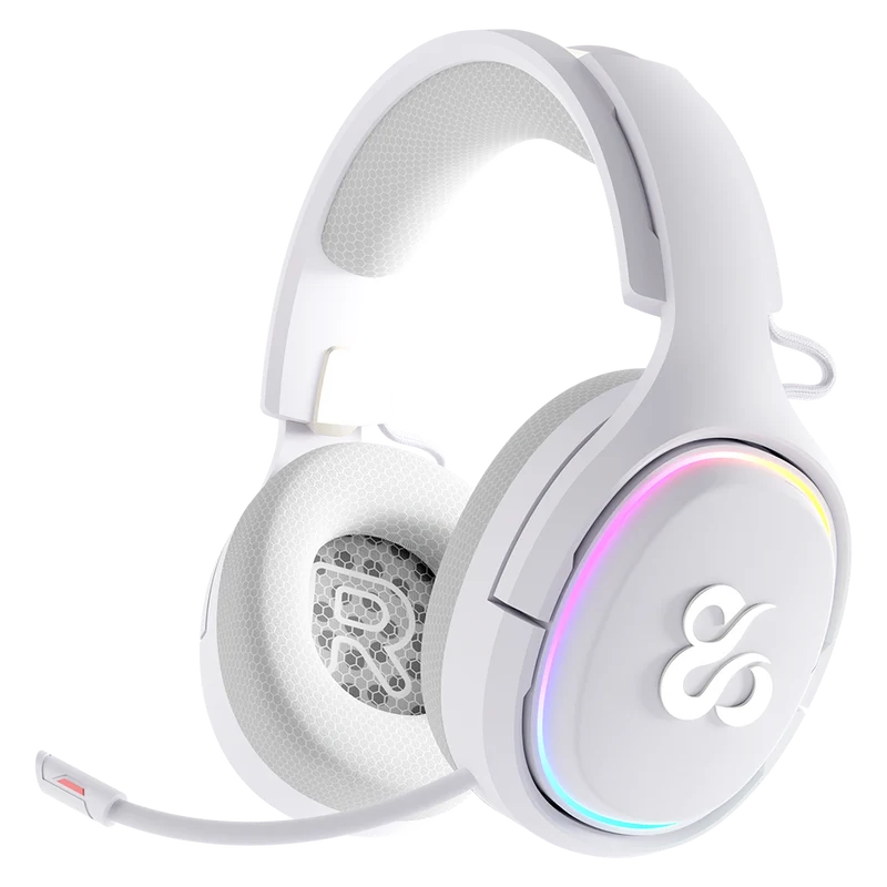 Newskill Aton Ivory | Auriculares Gaming Inalámbricos | 2.4Ghz | Bluetooth 5.0 - Reacondicionado