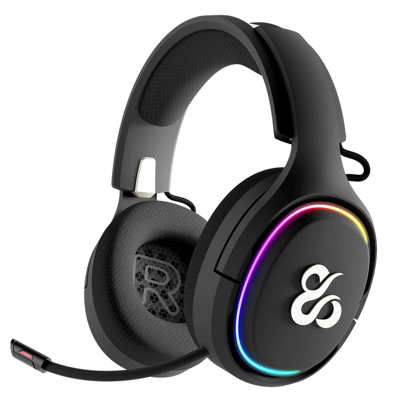 Newskill Aton Black | Auriculares Gaming Inalámbricos | 2.4Ghz | Bluetooth 5.0 - Reacondicionado
