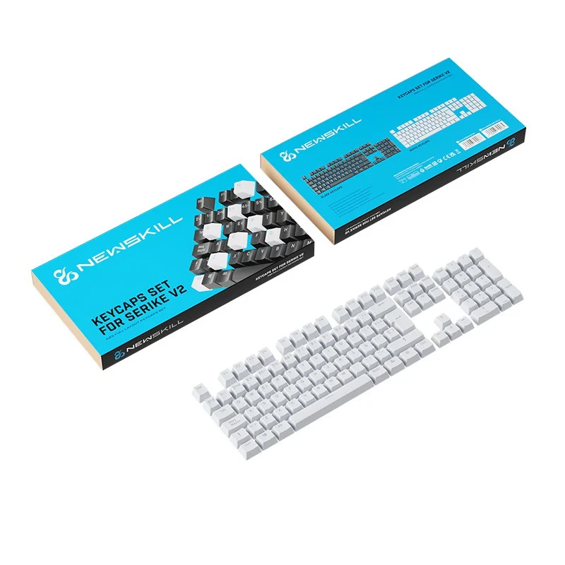 Newskill Set de teclas Serike V2 Blanco | 104 Teclas ABS doble inyección - Reacondicionado