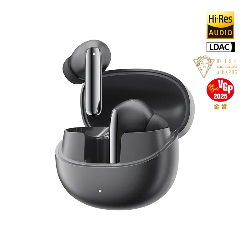 QCY MeloBuds Pro Wireless Earbuds, 46dB Hybrid ANC, Hi-Res & LDAC