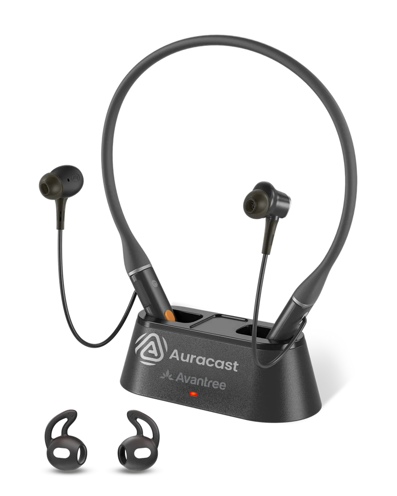 Loop | Auracast Neckband Earbuds with Charging Dock