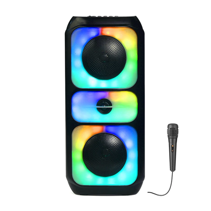 Altoparlante wireless Tracer, Bluetooth 5.0, potenza RMS 20 W, modalità karaoke, microfono, Powervox P2 TWS