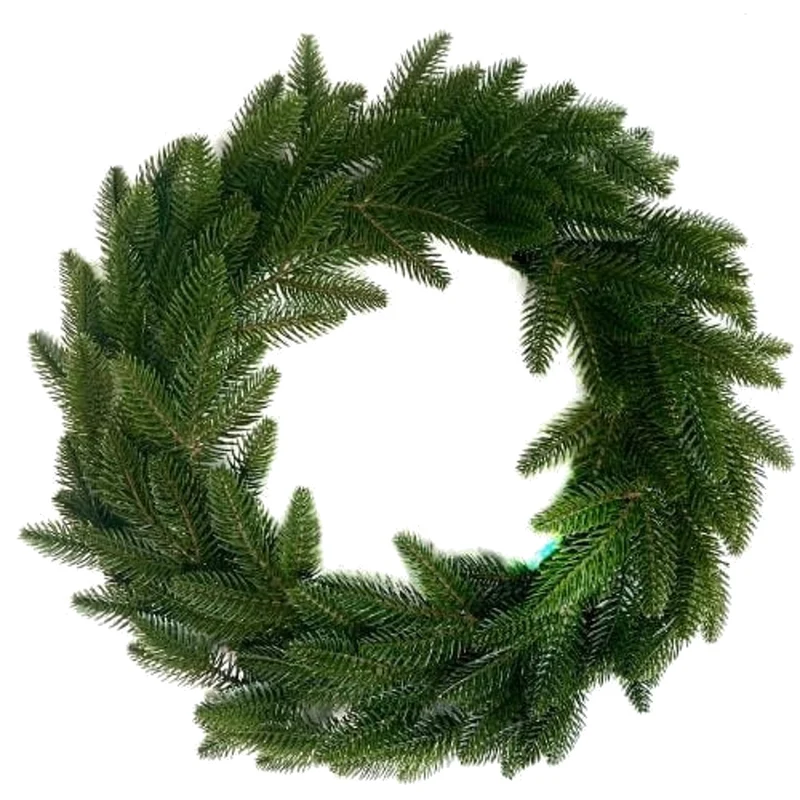 Decorazione natalizia classica, verde, 50 cm. Corona Natalizia
