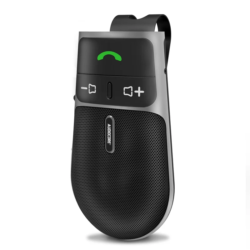 Kit vivavoce Bluetooth 5.0 Audiocore AC480 A2DP con altoparlante da 2 W, Google e Siri