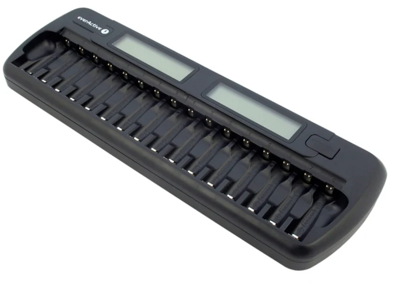 Caricabatteria Professionale everActive NC-1600 a 16 batterie