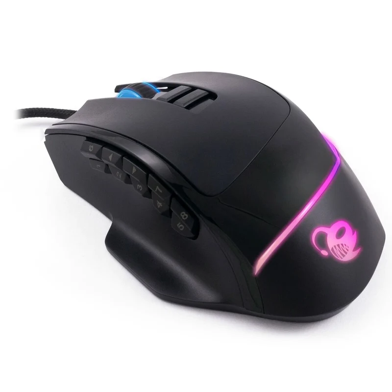 Mouse da gioco CoolBox ProSwap Modulare RGB Nero