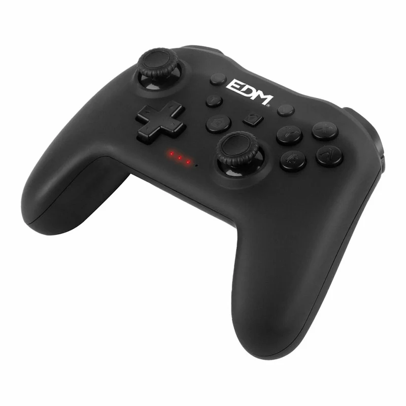 Controller di gioco wireless EDM 07750 per giocatori Nero