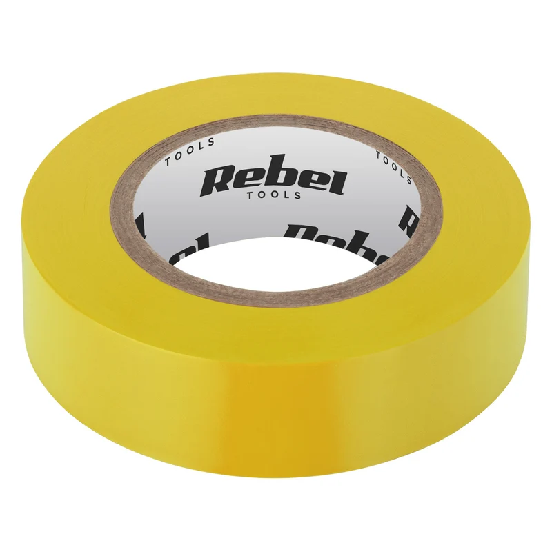Nastro isolante adesivo REBEL (0,13 mm x 19 mm x 20 yd) giallo