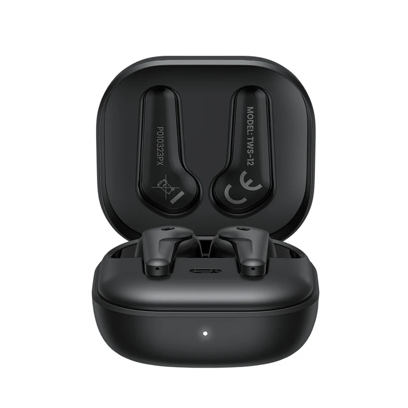 Cuffie senza fili Savio, Bluetooth 5.3, ANC, USB-C, nero