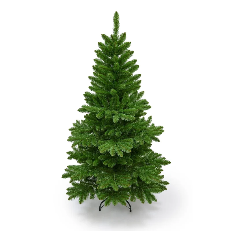 Albero di Natale artificiale, abete norvegese, in pellicola di PVC, altezza 160 cm