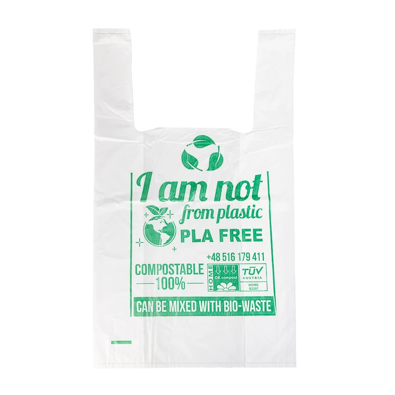 Sacchetto BIO, ecologico, compostabile, confezione da 100 pezzi