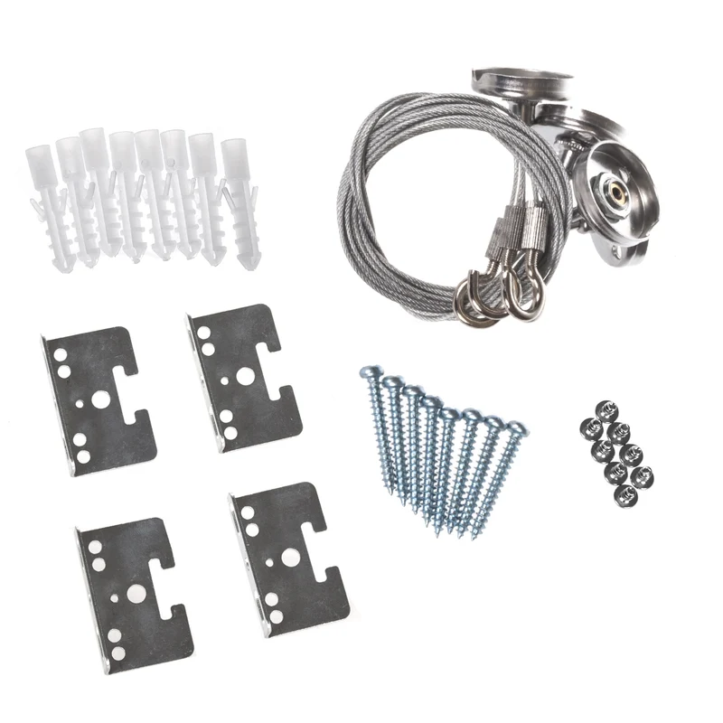 Led4U LD159 cavi di montaggio per pannelli a soffitto - set adatto a 600*600, 300*300, 300*600, 300*1200, 600*1200mm