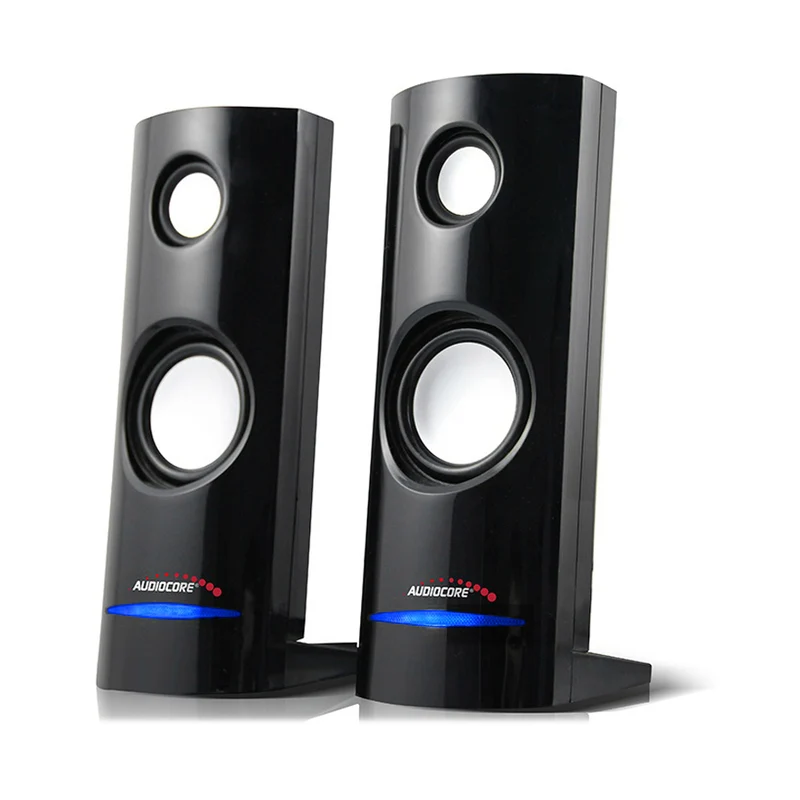 Altoparlanti Stereo da PC Computer Portatile USB MINI Audiocore AC860
