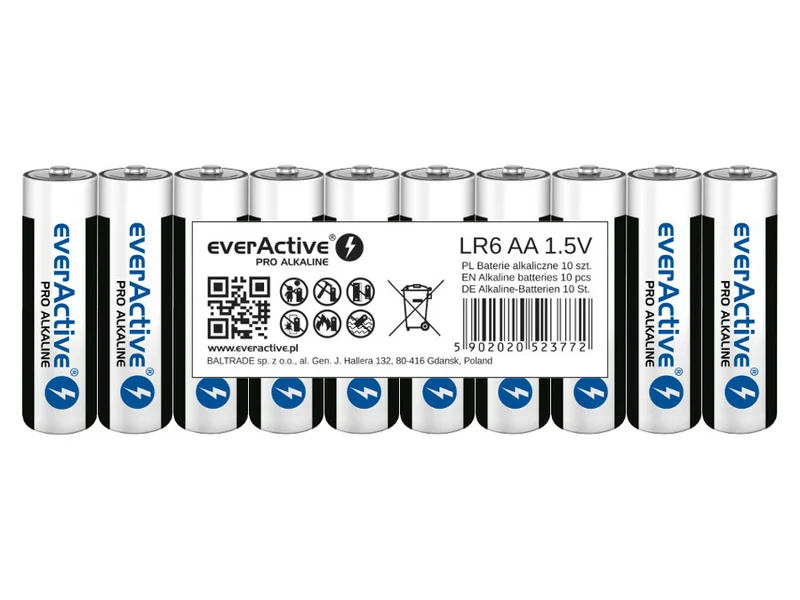 everActive Pro Alakline Batteria AA / AAA 10 pezzi