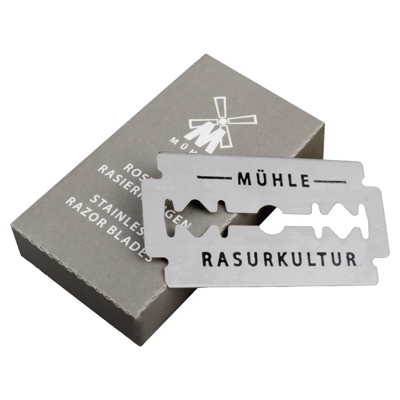 Lamette MÜHLE, acciaio inossidabile, 10 pezzi, affilatura media, K1