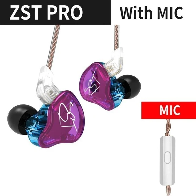 KZ ZST Pro Armature Dual Driver Earphone