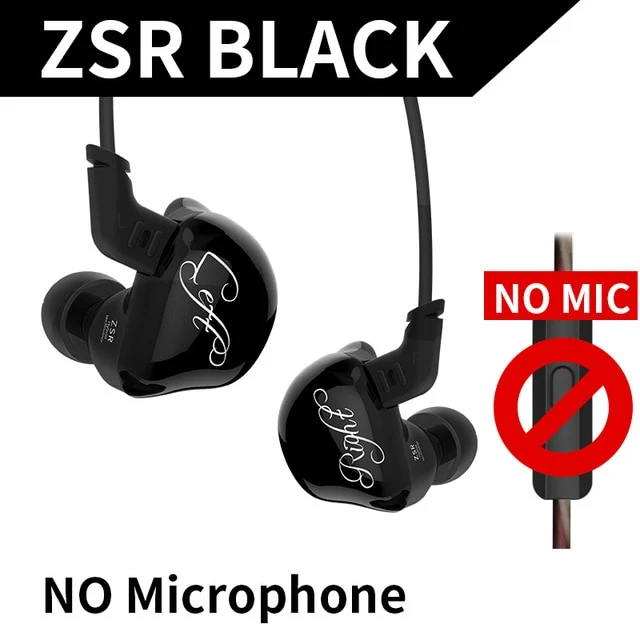 KZ ZSR Six Drivers In Ear Earphone Armature And Dynamic Hybrid Headset