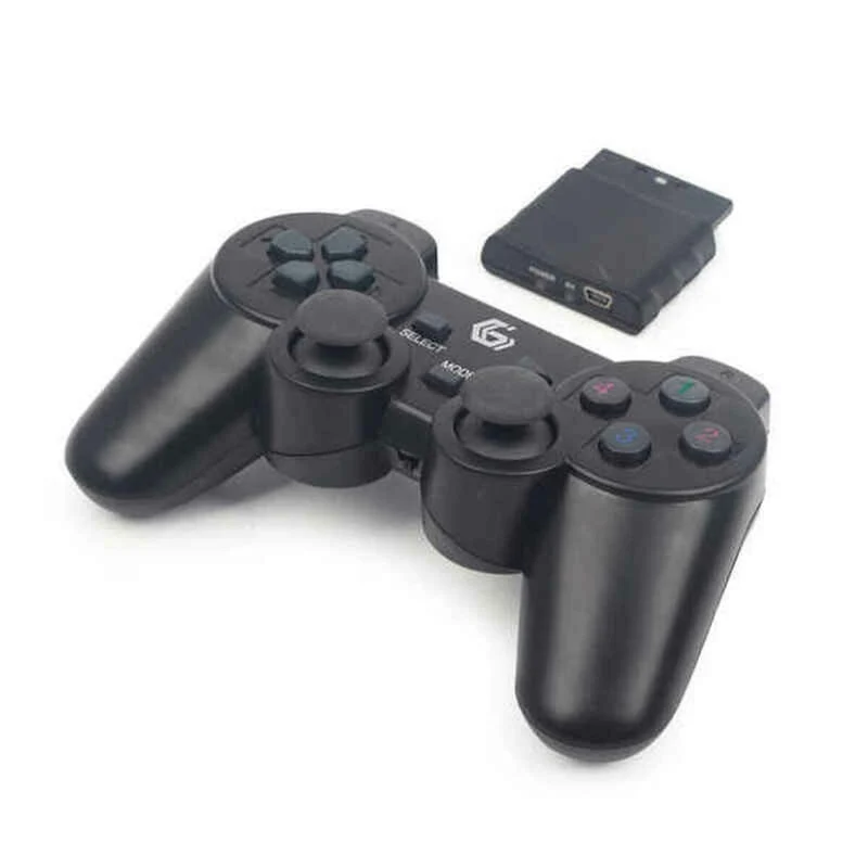 Controller di gioco wireless GEMBIRD Dual Gamepad PC PS2 PS3 Nero