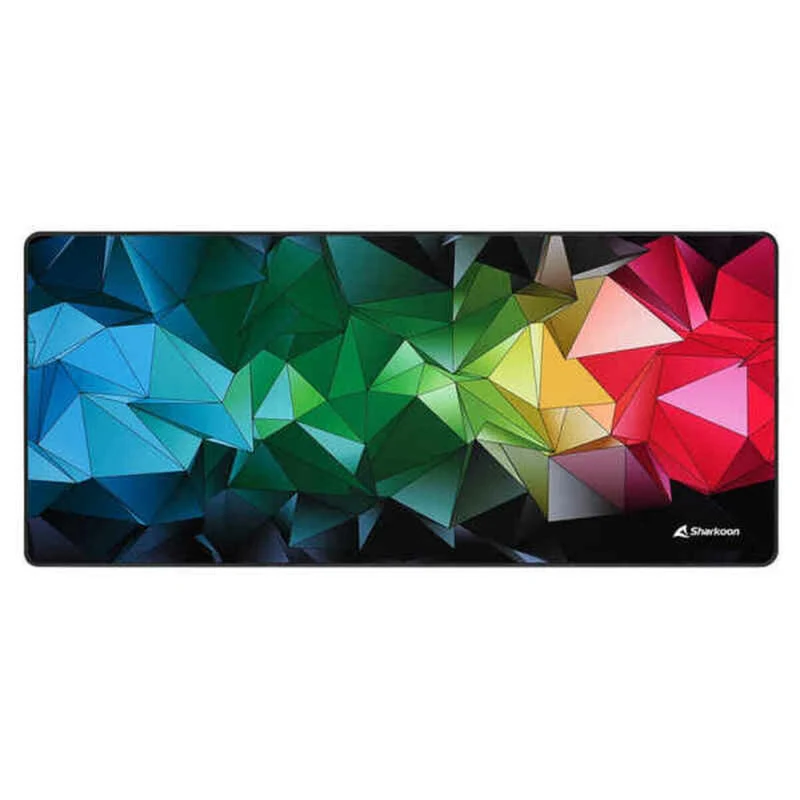 Tappetino per mouse da gioco Sharkoon Nero Multicolor
