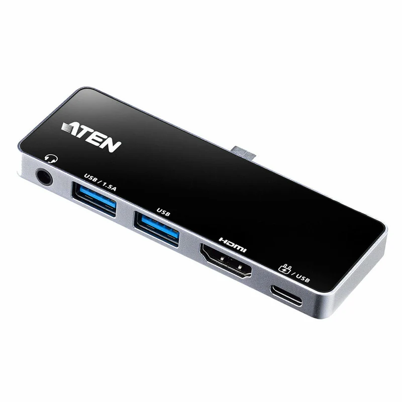 Dockstation Aten UH3238 Nero Argento