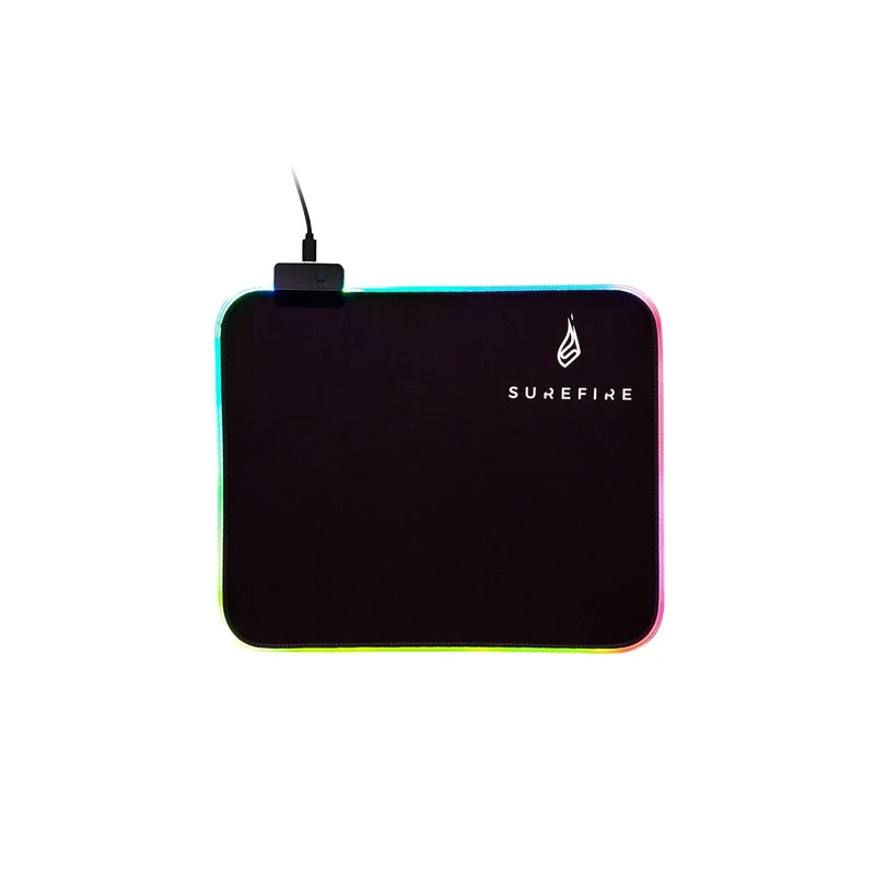 Tappetino per mouse da gioco Verbatim Surefire Gaming SIlent Flight RGB-320 Nero 32 x 26 cm