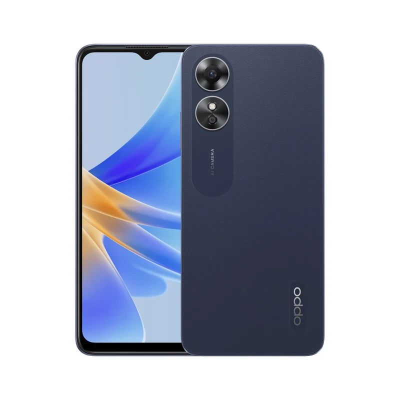 Smartphone Oppo A17 Nero 64 GB 4 GB RAM MediaTek Helio G35