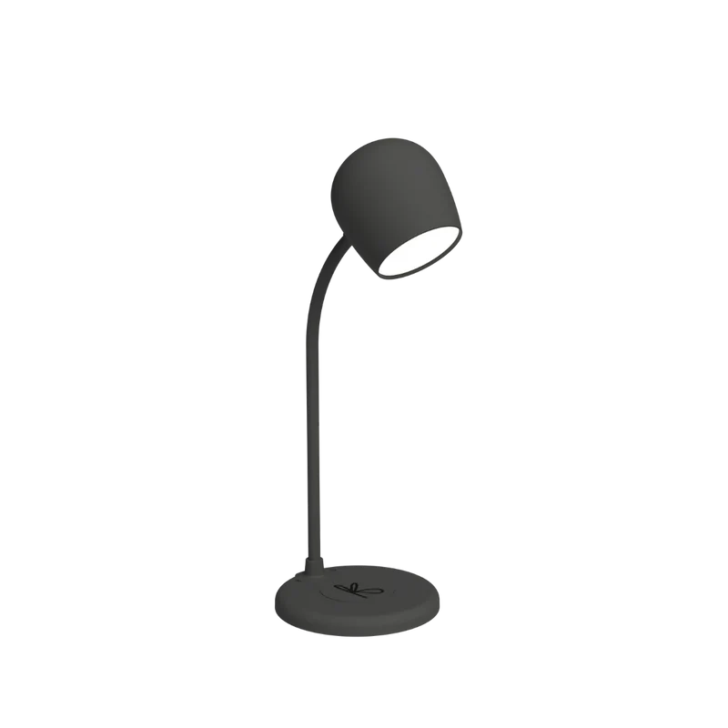 Lampada Speaker Ellie con Base Ricarica Wireless - Black
