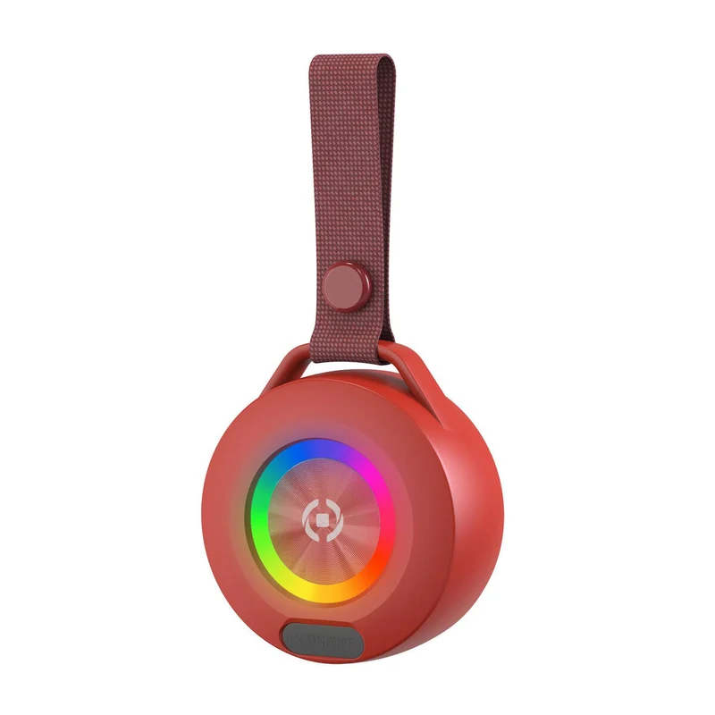 Altoparlanti portatili Bluetooth Celly LIGHTBEATRD Rosso